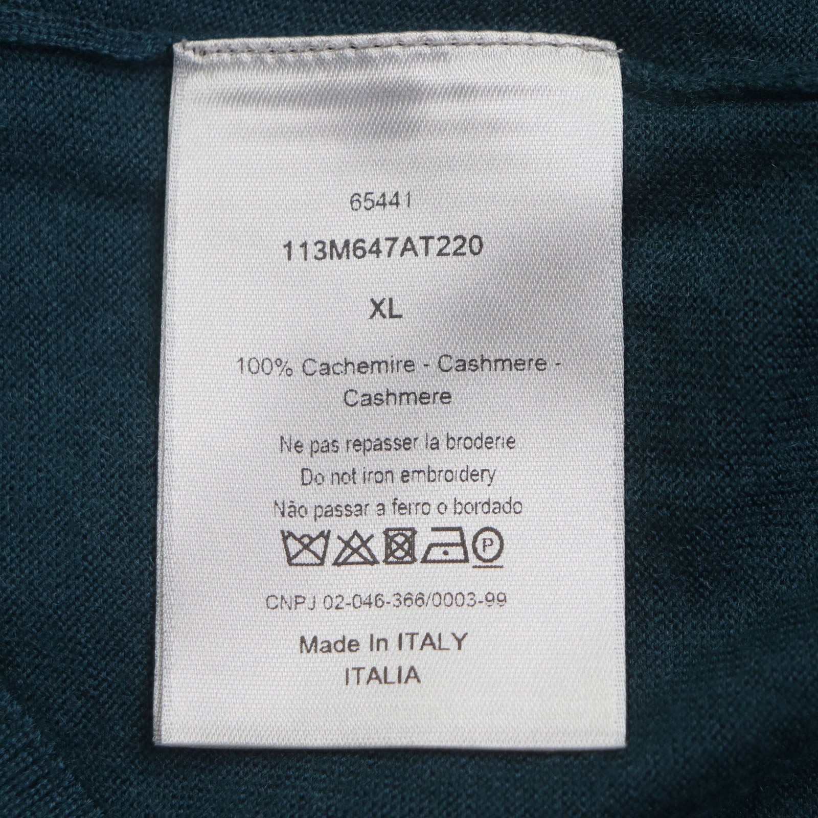 ディオール カシミア セーター