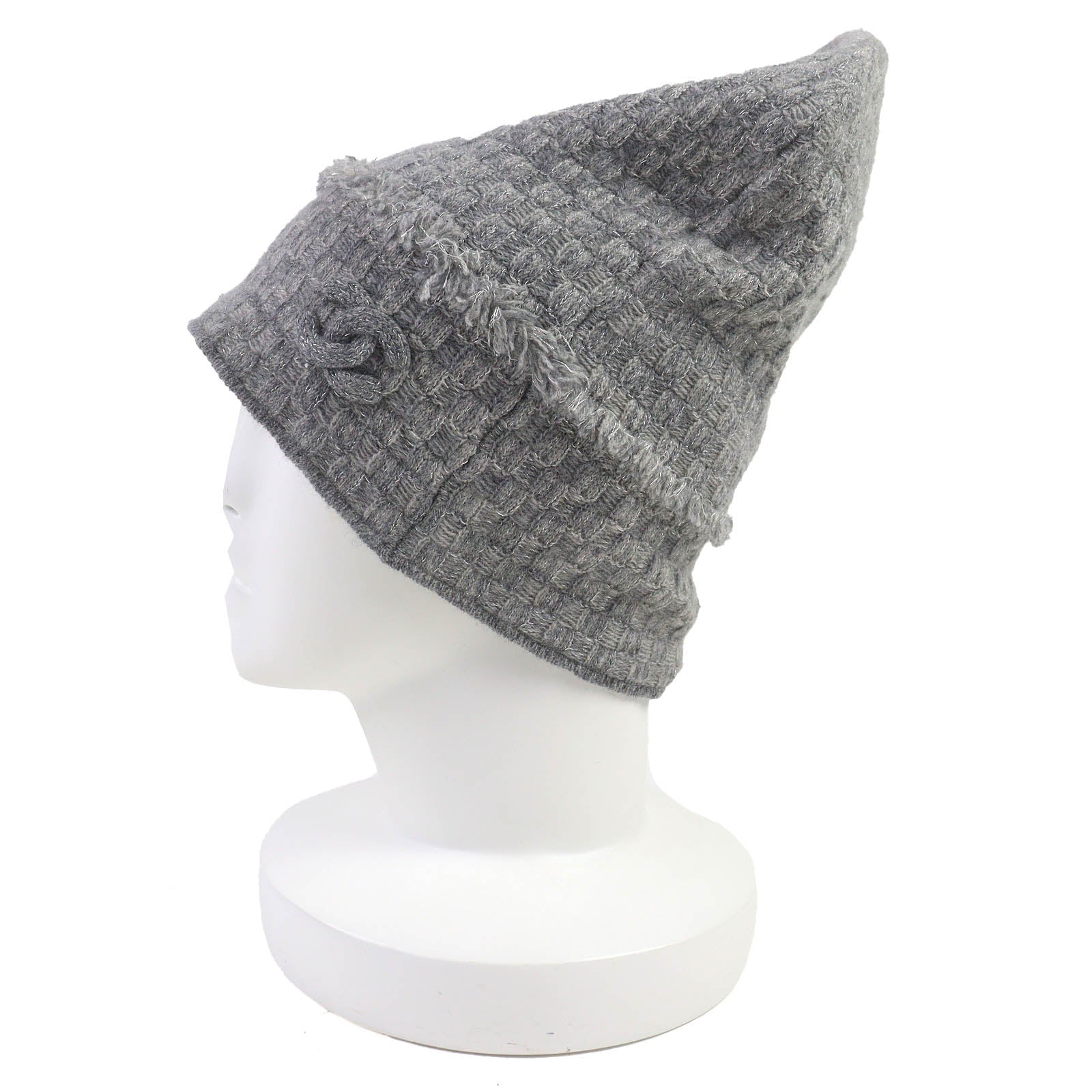 シャネル ココマーク カシミヤ ニットキャップ