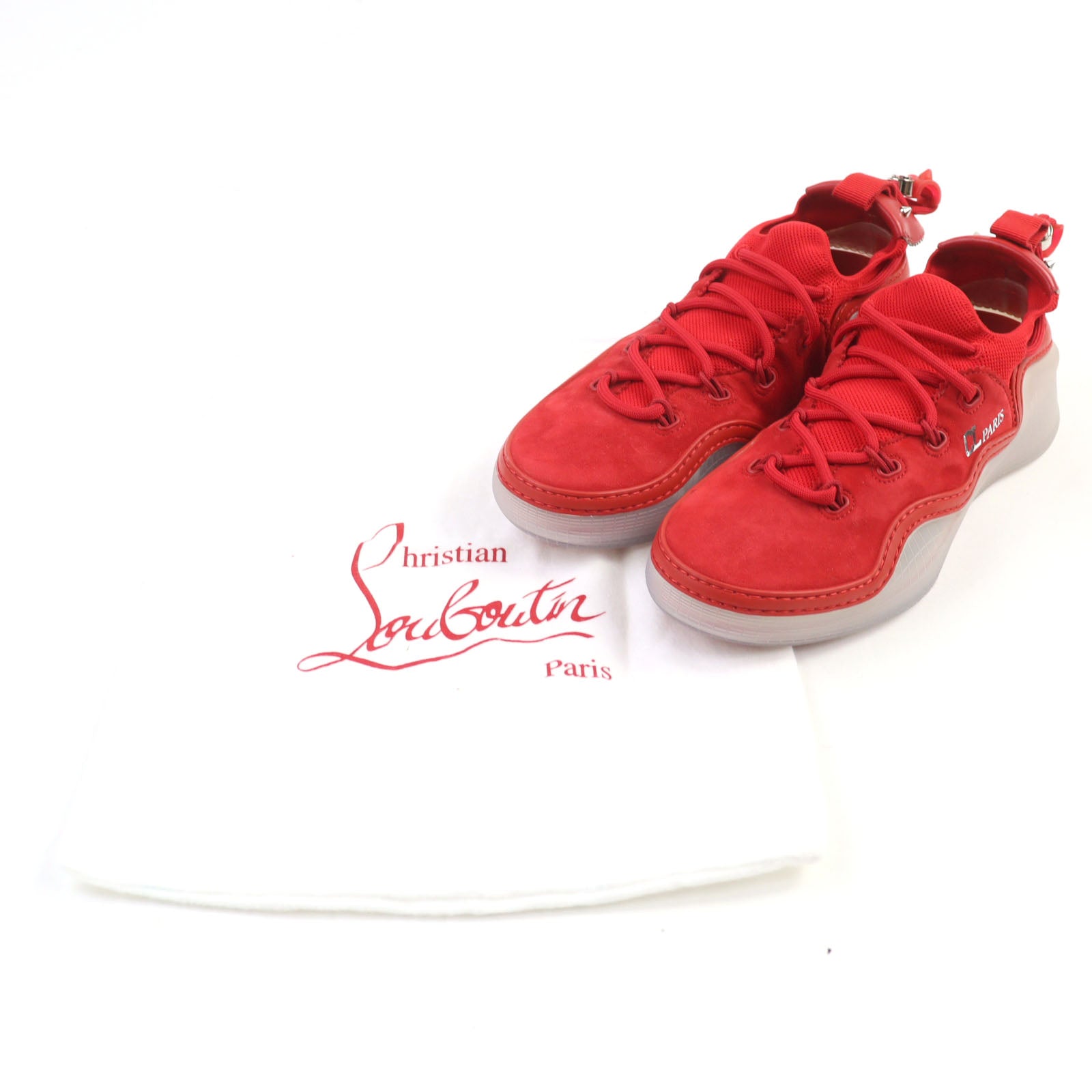 クリスチャン ルブタン アルポアドール ロゴ ラバー スニーカー
