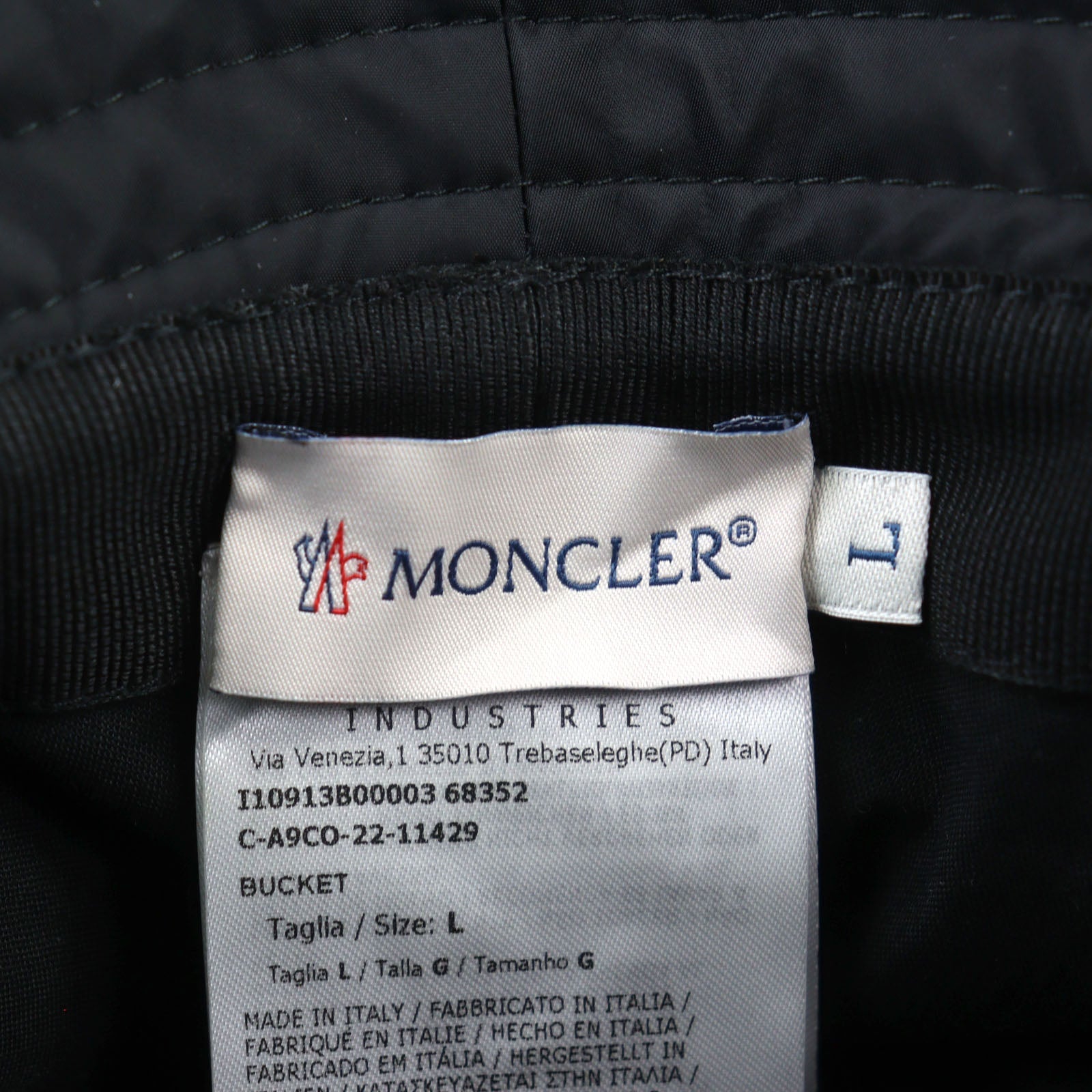 モンクレール ナイロン バケット ハット