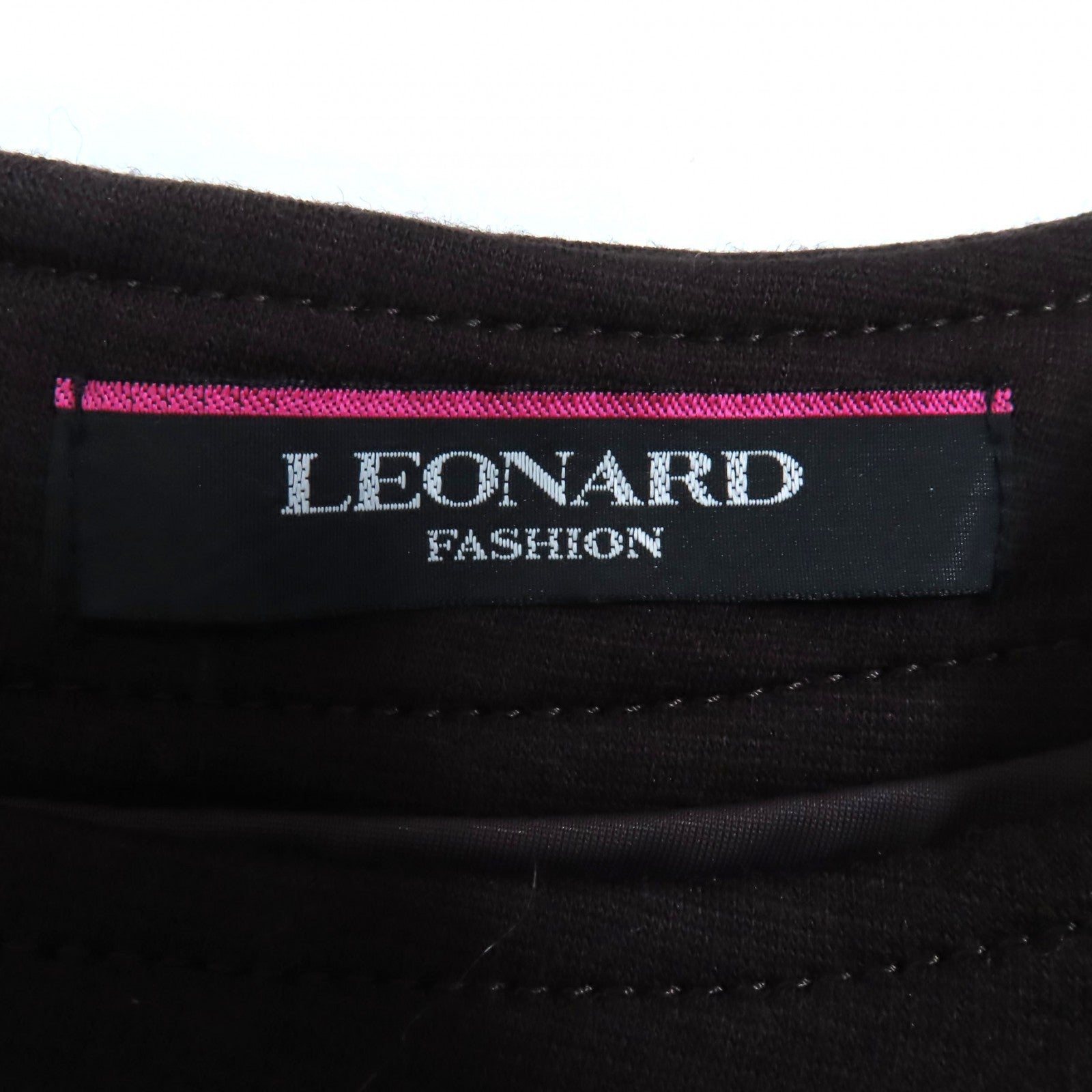 LEONARD FASHION ウール ワンピース