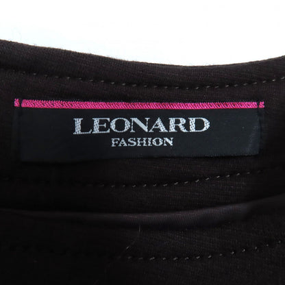 LEONARD FASHION ウール ワンピース