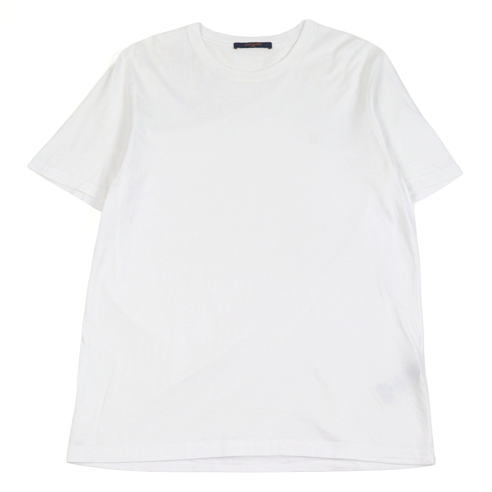 ルイ ヴィトン LV サークル ロゴ 刺繍 コットン Tシャツ