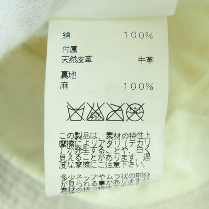 エルメス レザー コットン バケットハット56