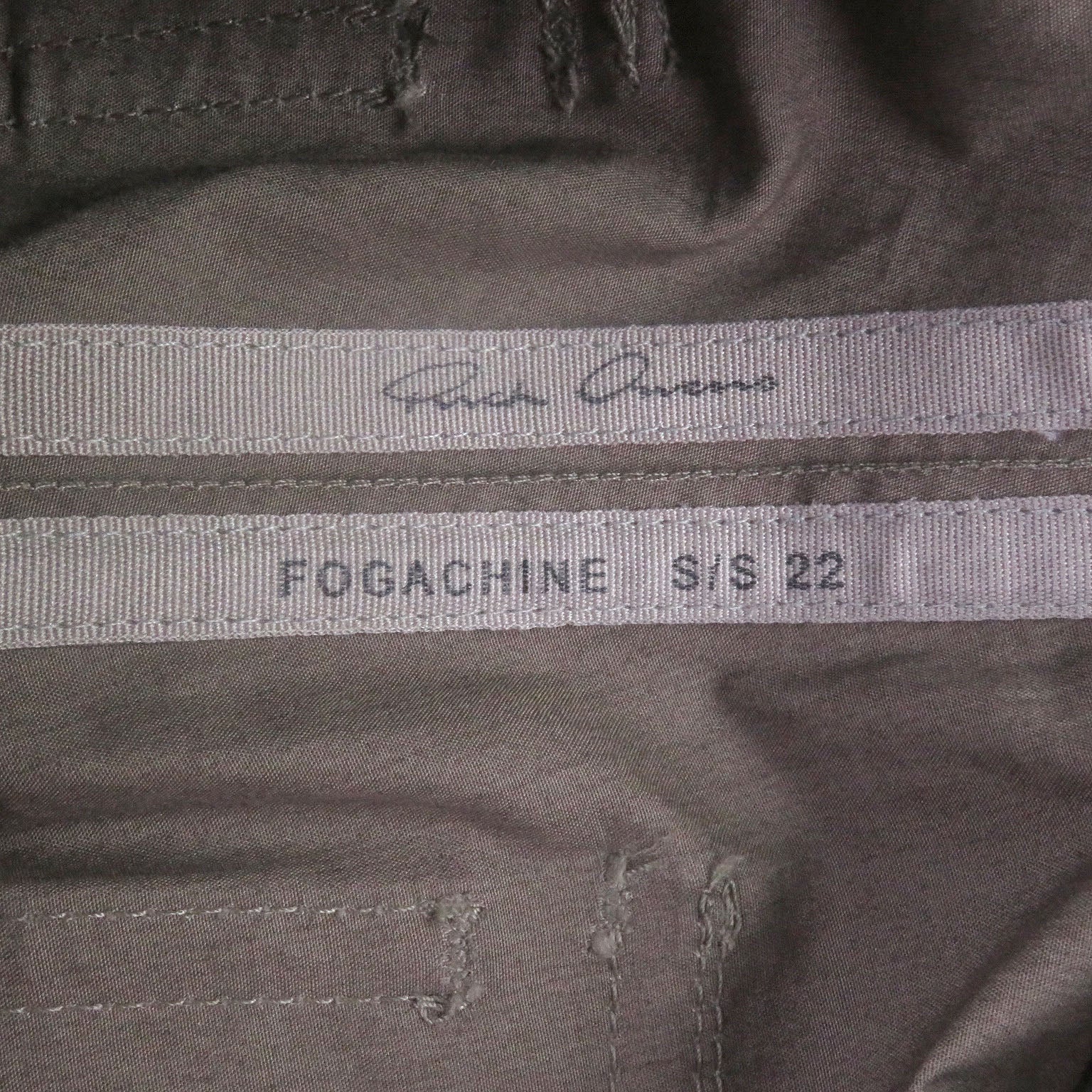 リックオウエンス コットン パンツ