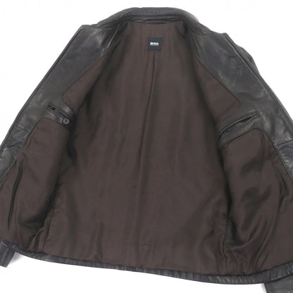 ヒューゴボス ラムレザー ジャケット