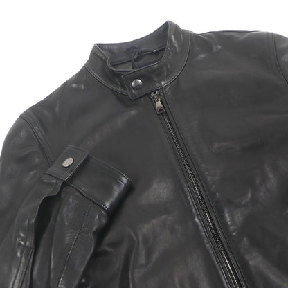 エンメティ JURI ナッパレザー シングルライダースジャケット
