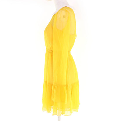 グッチ シフォン シルク ドレス
