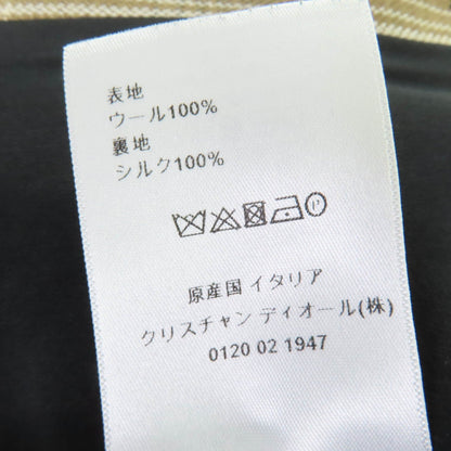 クリスチャンディオール チェック ウール ジャケット