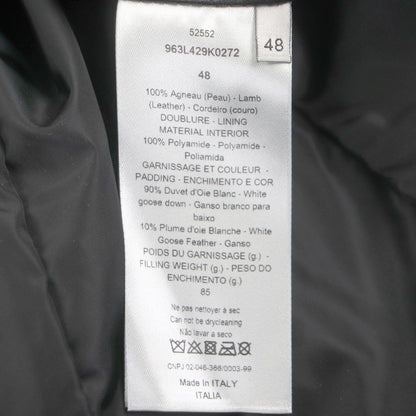 Dior ダウン ジャケット ラム レザー ジャケット