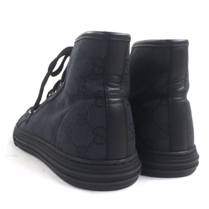 グッチ ハイカット キャンバス スニーカー