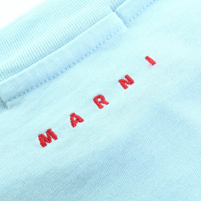 マルニ 刺繍ロゴ クルーネックTシャツ コットン Tシャツ