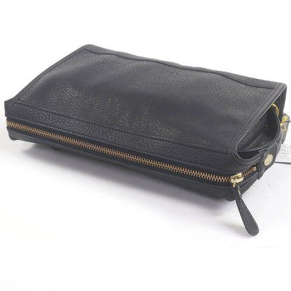 ポーター ヘリテージ ポーチ シュリンク レザー クラッチ バッグ