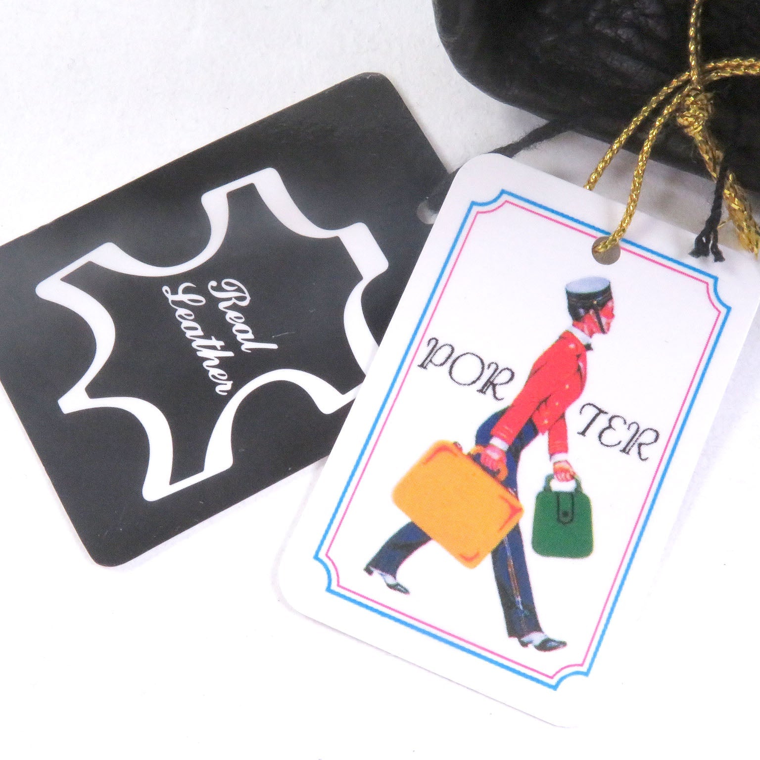 ポーター ヘリテージ ポーチ シュリンク レザー クラッチ バッグ