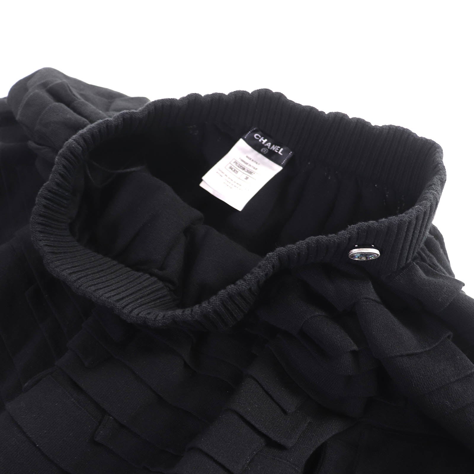 シャネル COCO マーク ワン ポイント フリル スカート