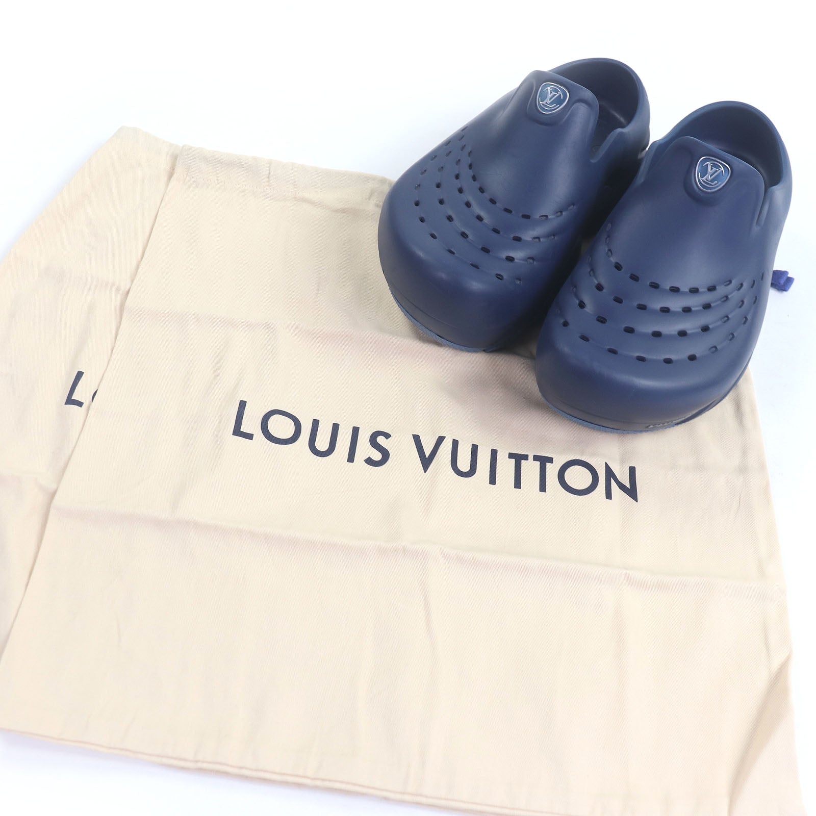 ルイヴィトン LV シャーク ライン モノグラム ラバー サンダル