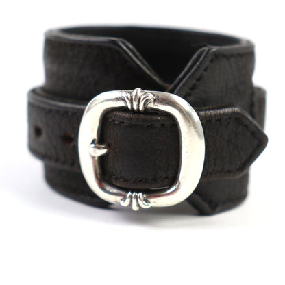 クロムハーツ RR TINY BUCKLE レザー ブレスレット