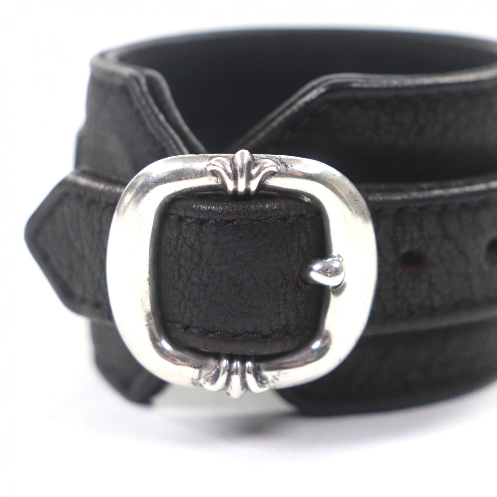 クロムハーツ RR TINY BUCKLE レザー ブレスレット
