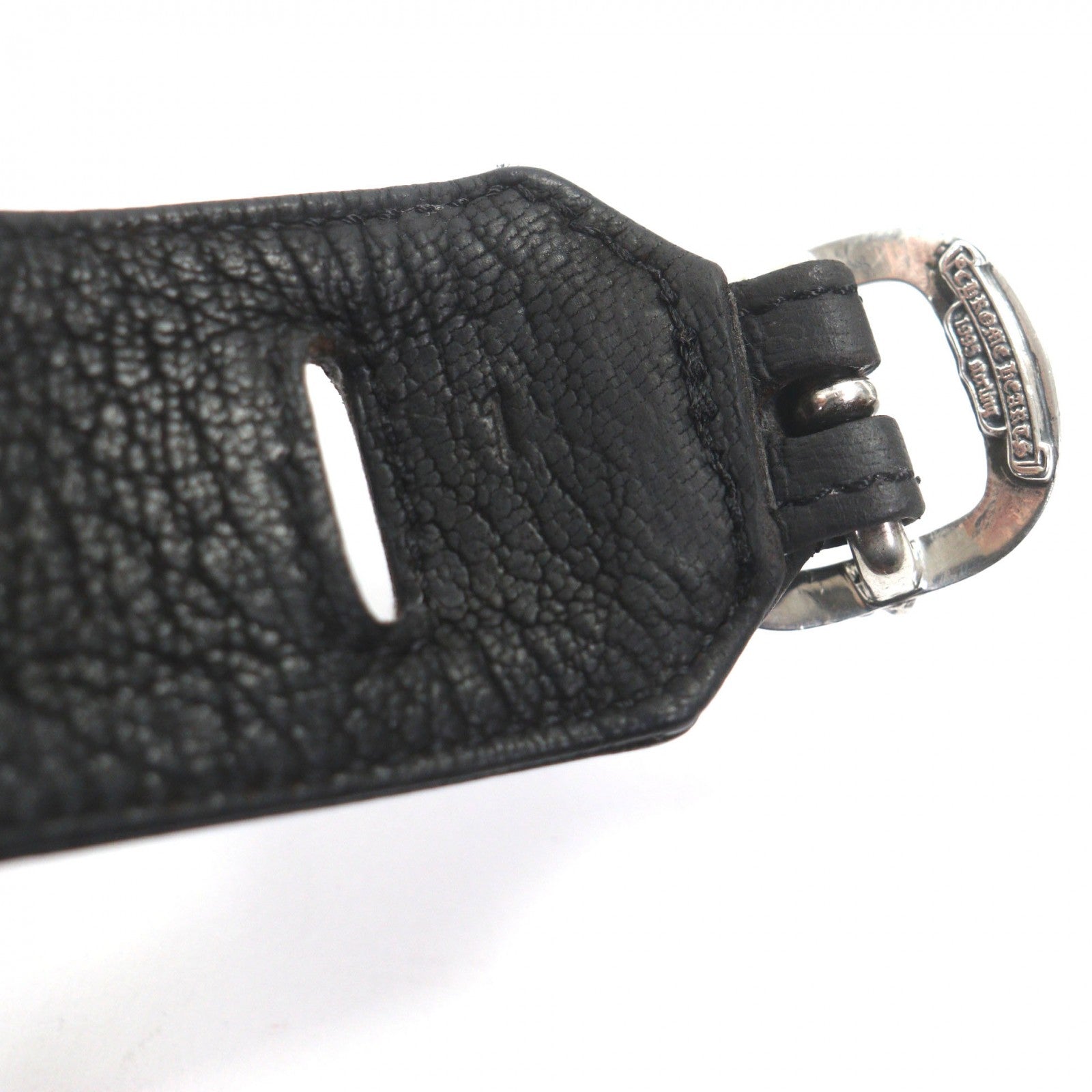 クロムハーツ RR TINY BUCKLE レザー ブレスレット