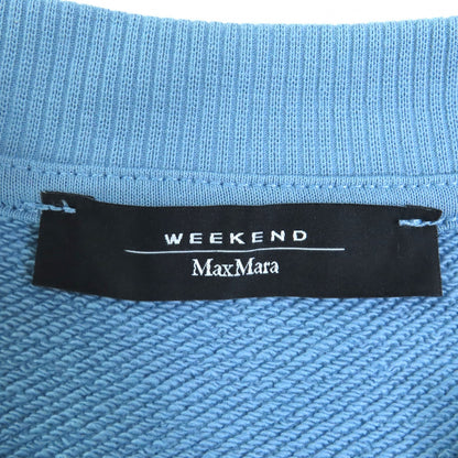 WEEKEND MaxMara ロゴ刺繍 コットンスウェットシャツ