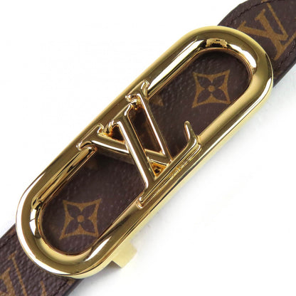 ルイヴィトン My LV Chain Reversible モノグラム レザー ベルト