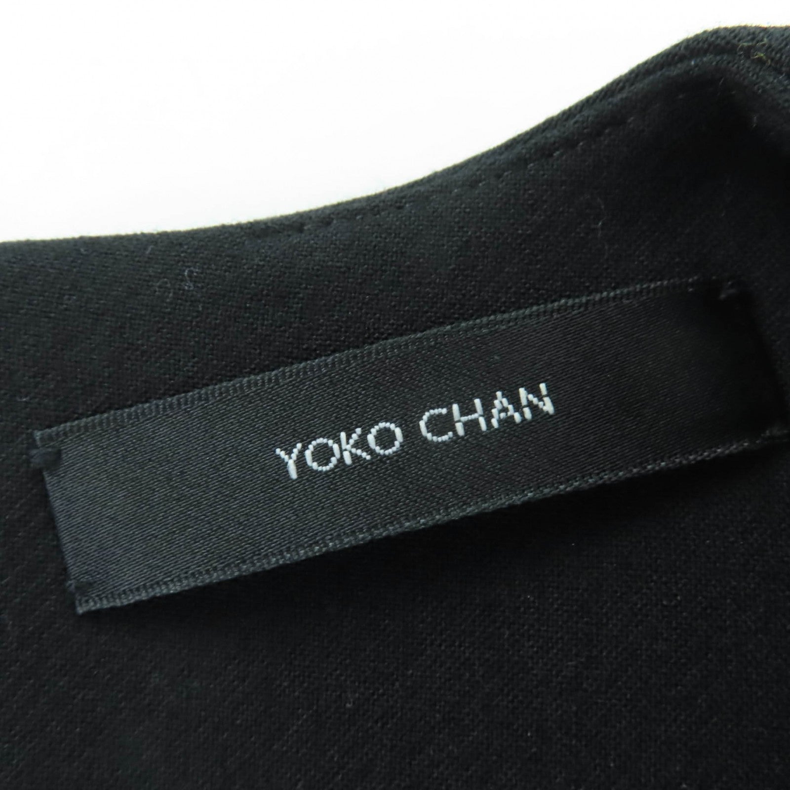 YOKO CHAN フェイクパール ポリエステル ブラウス