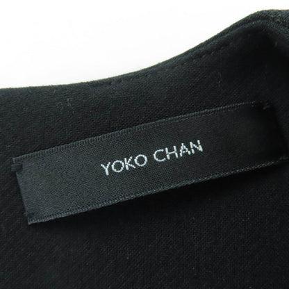 YOKO CHAN フェイクパール ポリエステル ブラウス