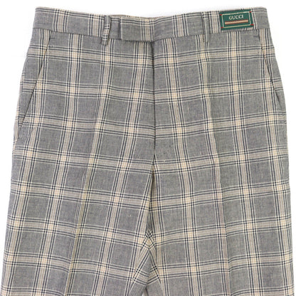 グッチ グレンチェックパンツ