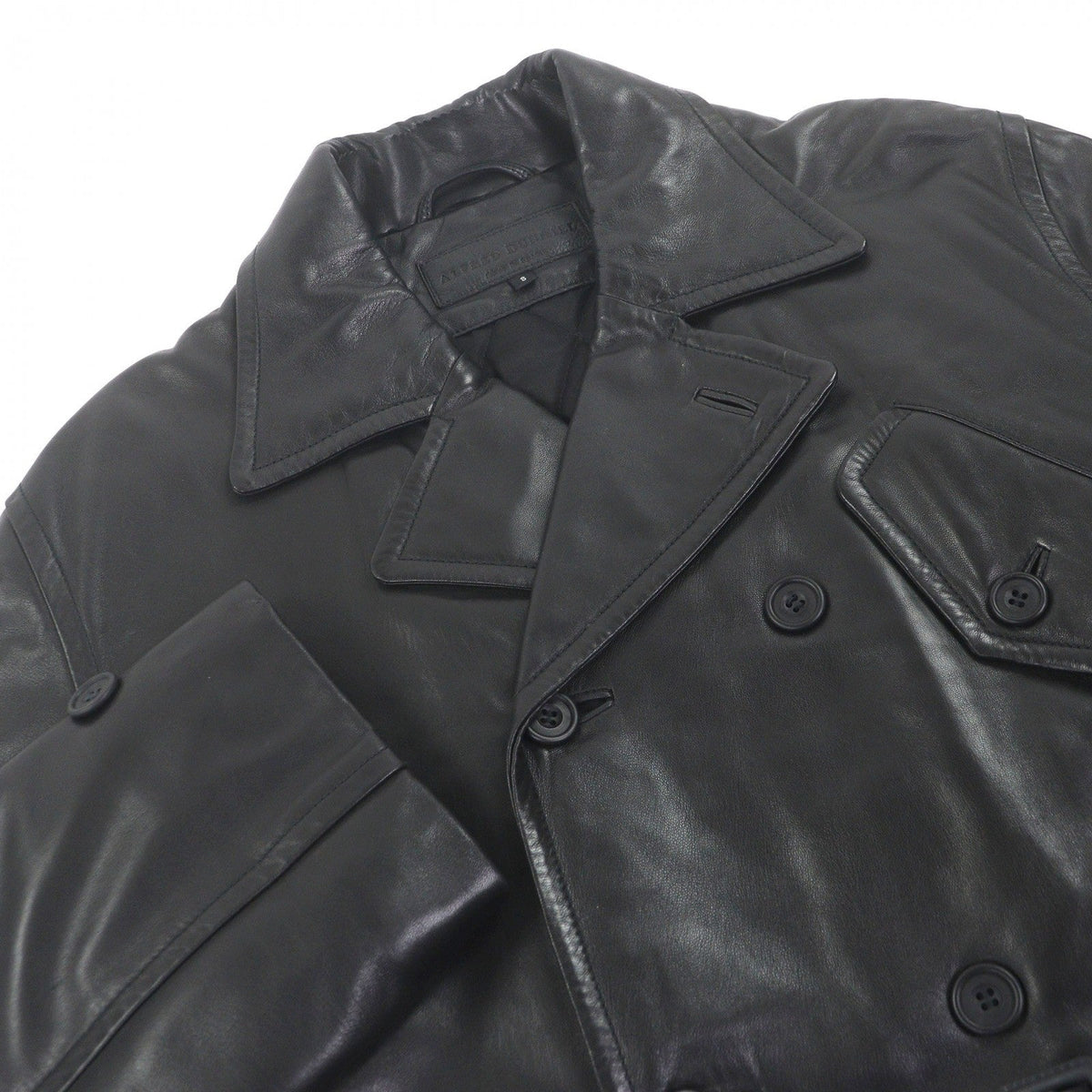 ダンヒル チェスター レザーコート