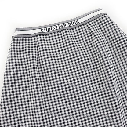 クリスチャンディオール Checkn Dior ギンガムチェックスカート