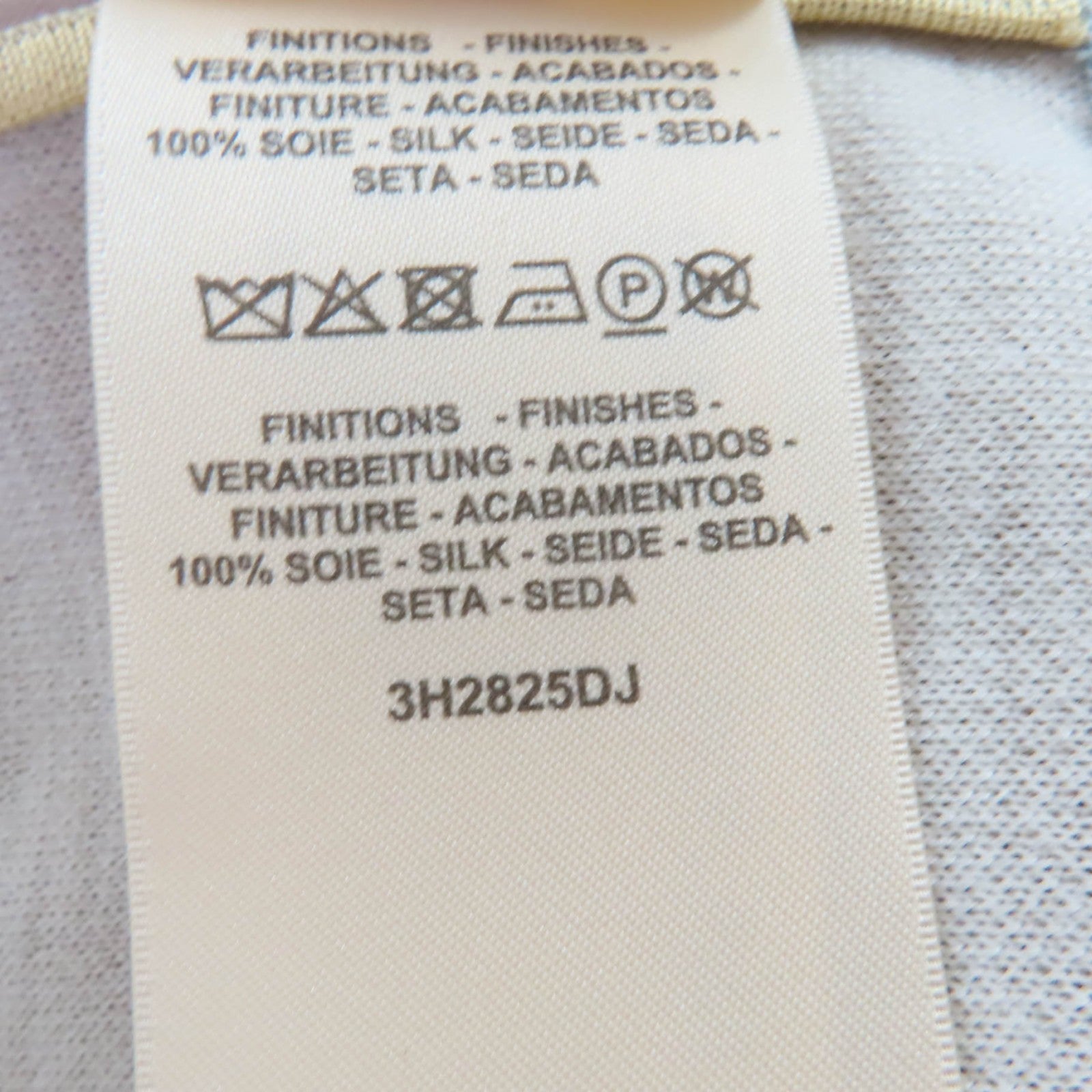 エルメス Artistic twill laine silk ワンピース36