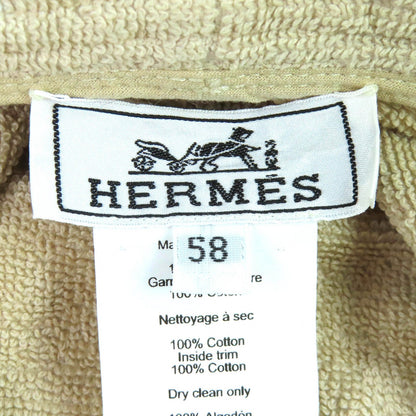 エルメス Gene Cotton Terry コットンハット 58