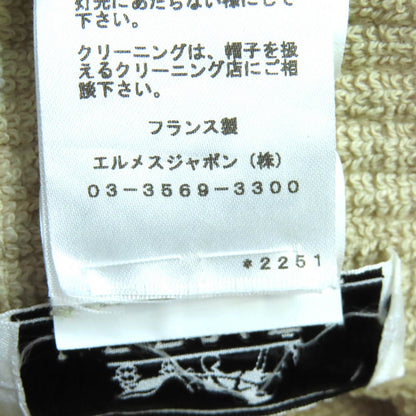 エルメス Gene Cotton Terry コットンハット 58