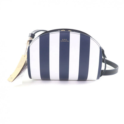 アーペーセー sac demi-lune レザー ショルダーバッグ