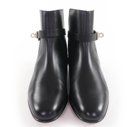 エルメス Neo Kelly Buckle レザーショートブーツ35.5