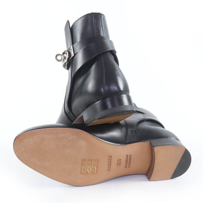 エルメス Neo Kelly Buckle レザーショートブーツ35.5
