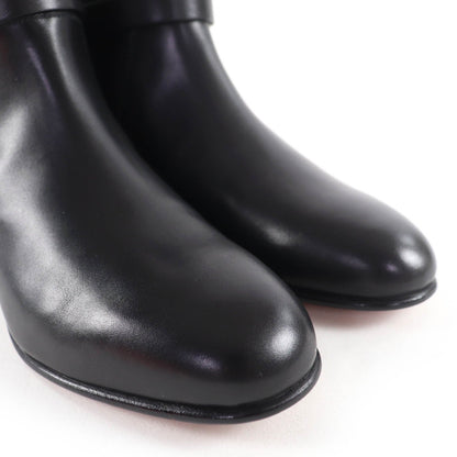 エルメス Neo Kelly Buckle レザーショートブーツ35.5