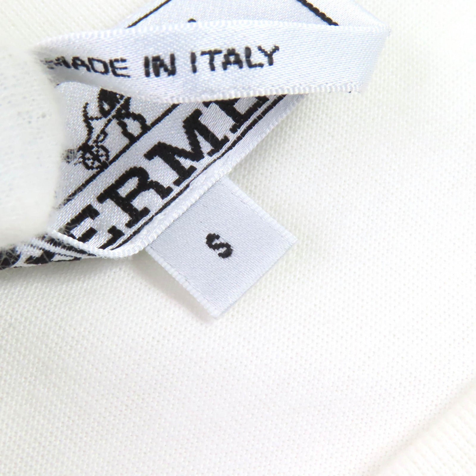 エルメス コットン レザー 半袖Tシャツ S