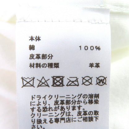 エルメス コットン レザー 半袖Tシャツ S