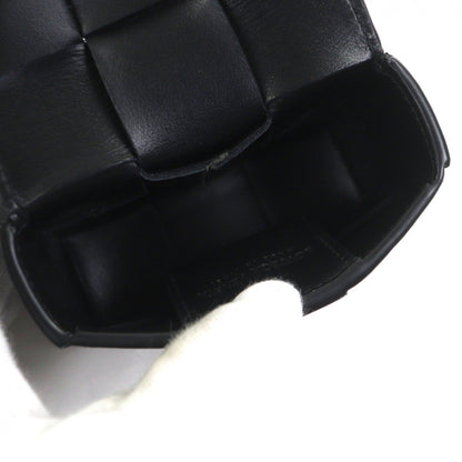 ボッテガヴェネタ マキシイントレチャート カセット レザー ショルダーバッグ