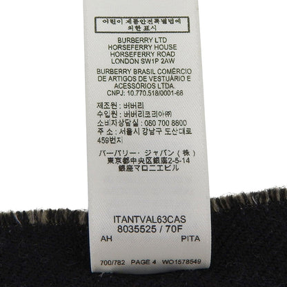 バーバリー ロゴジャカード ウールスカーフ