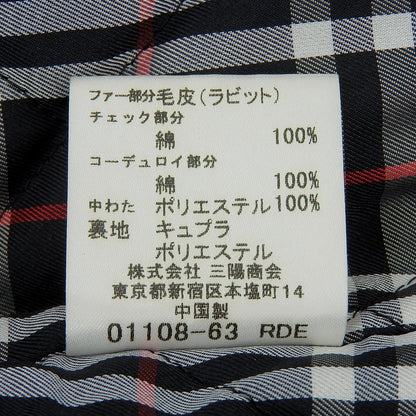 バーバリーブラックレーベル コットンナイロンジャケット