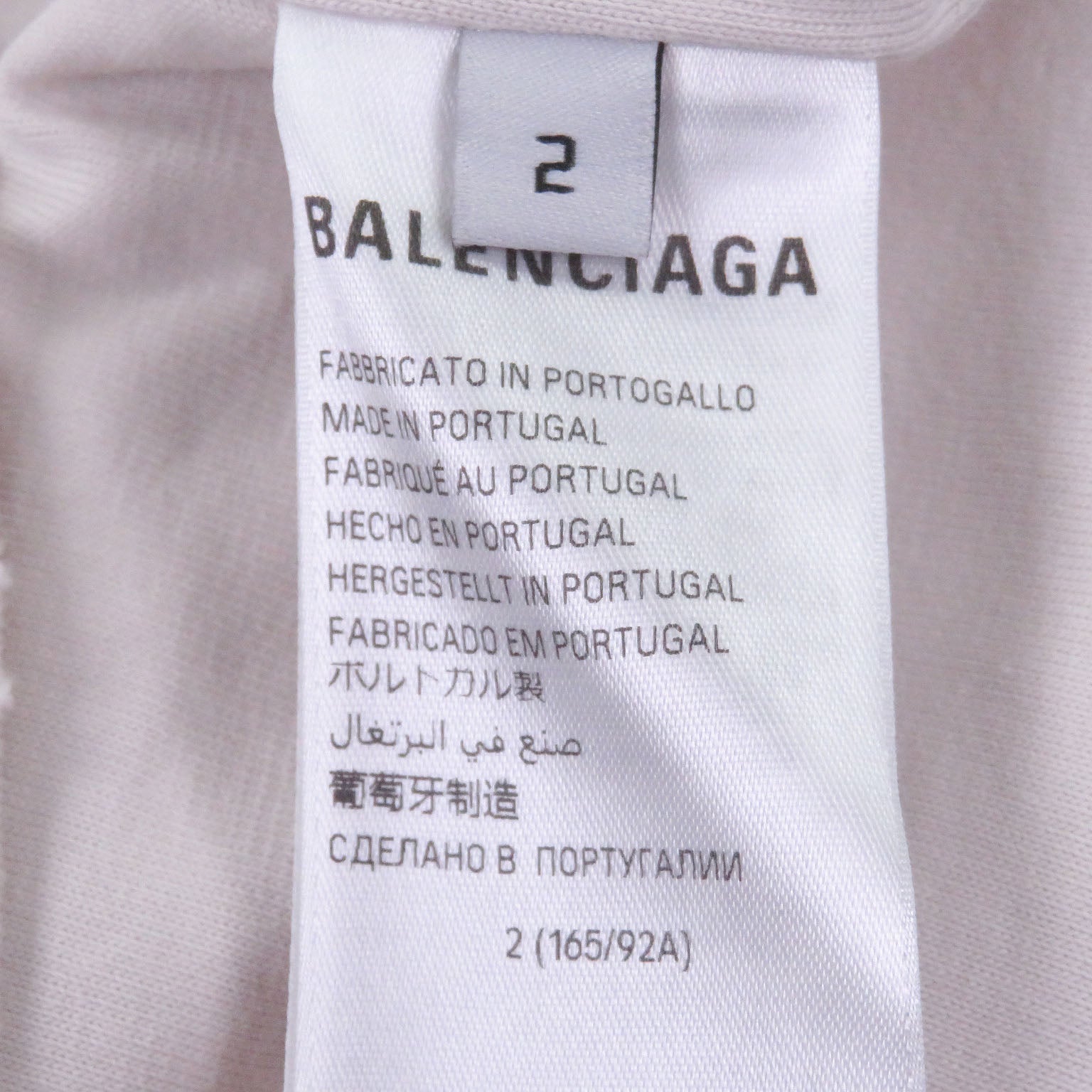 バレンシアガ コットン半袖Tシャツ