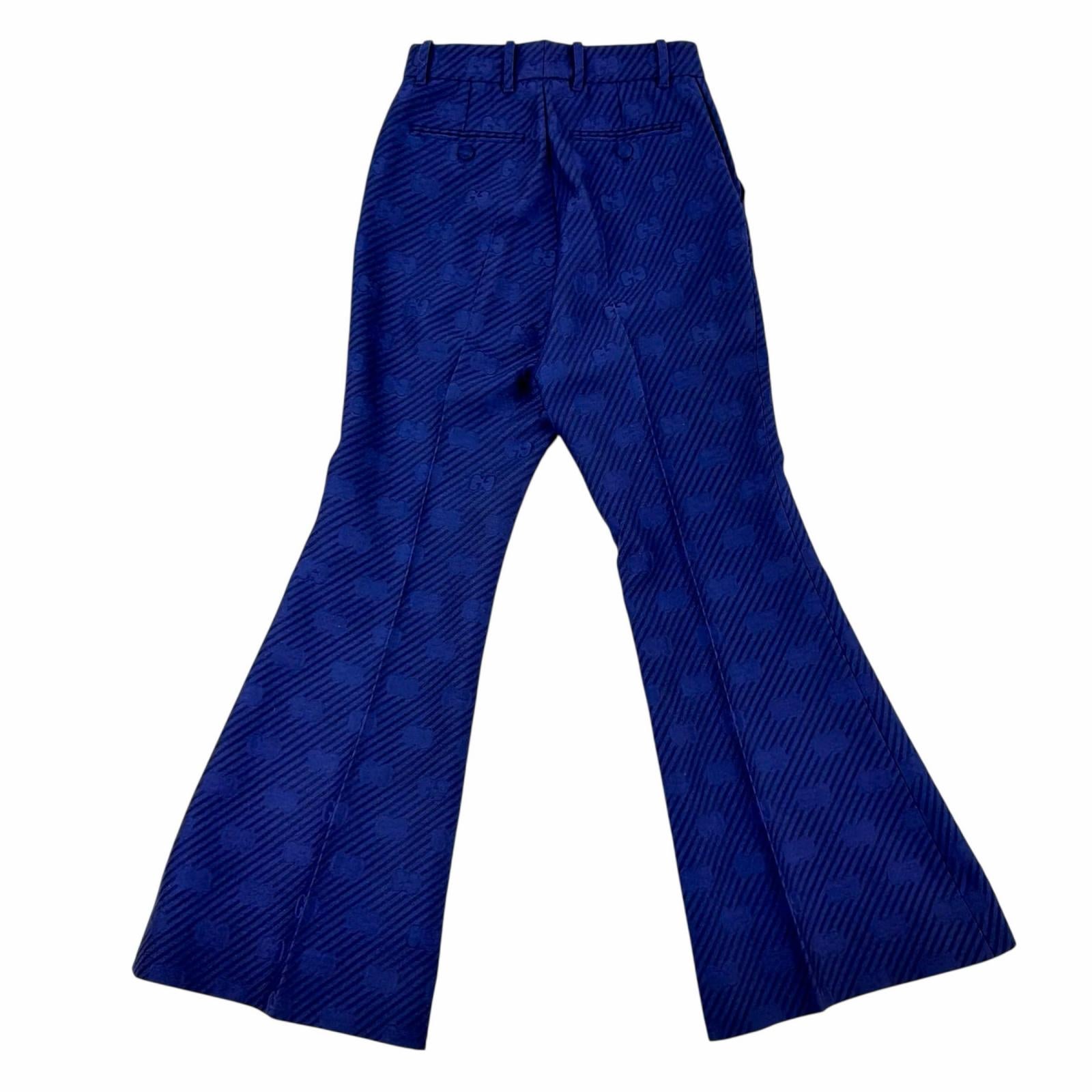 グッチ ウールシルクパンツ