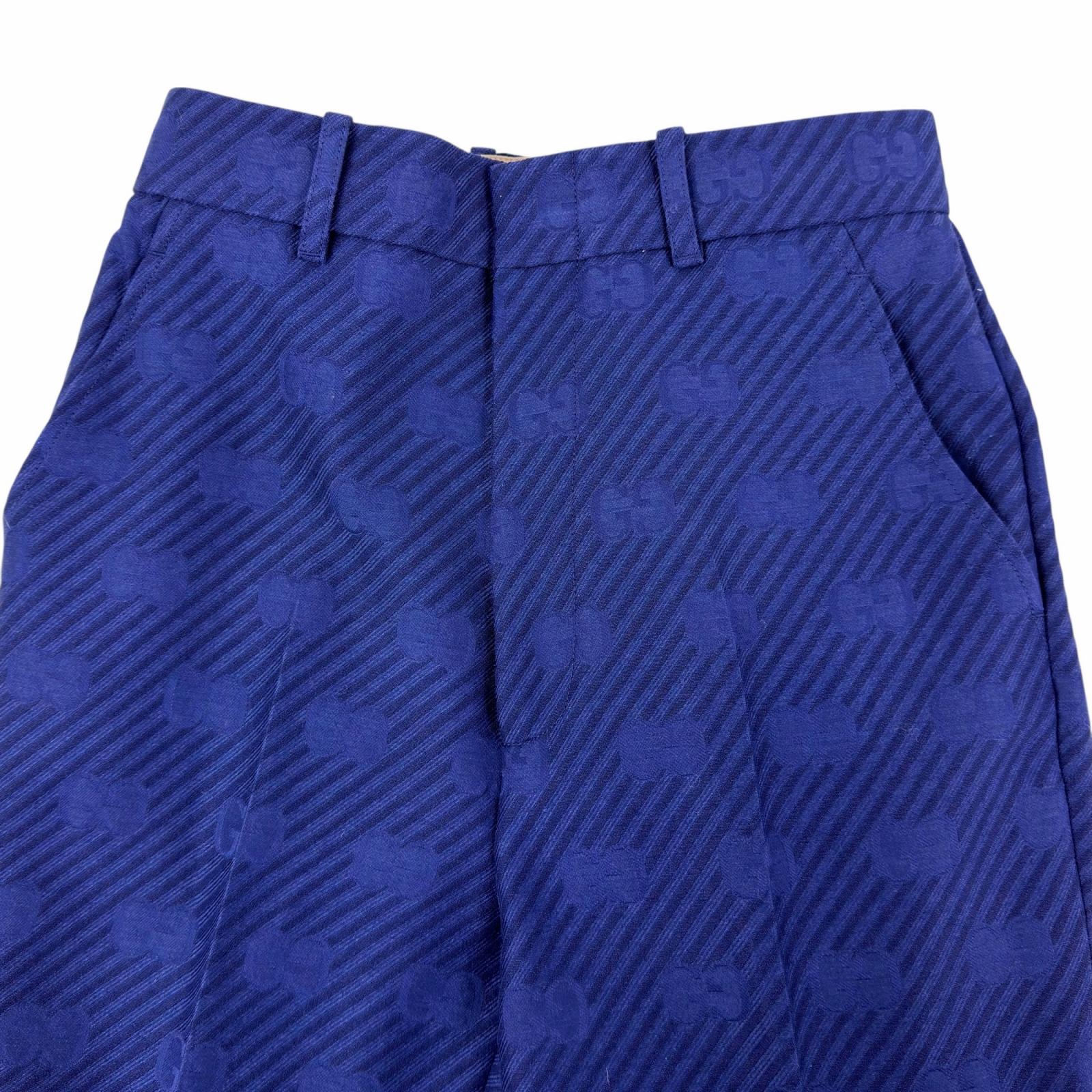 グッチ ウールシルクパンツ