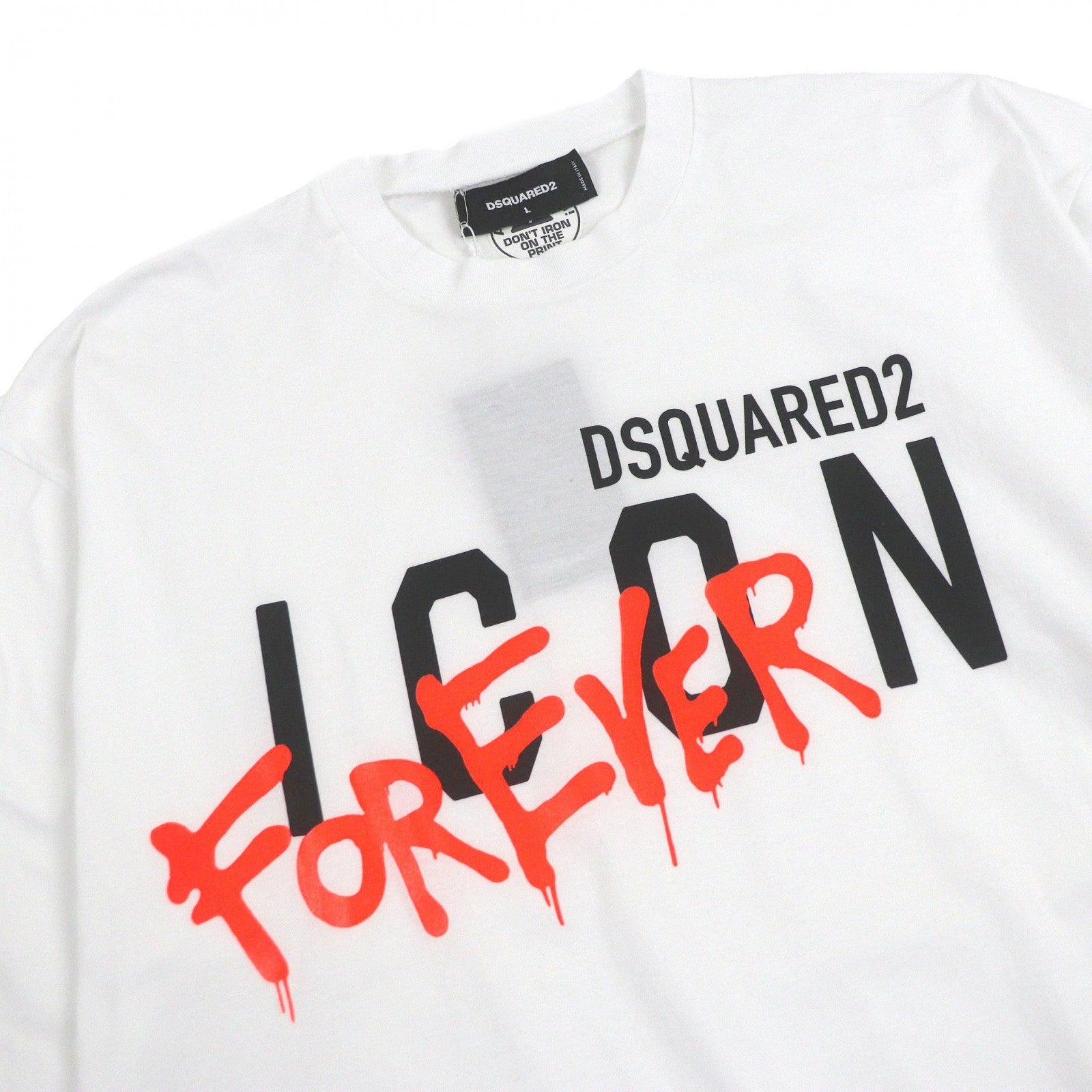 DSQUARED2 ロゴプリント コットン Tシャツ