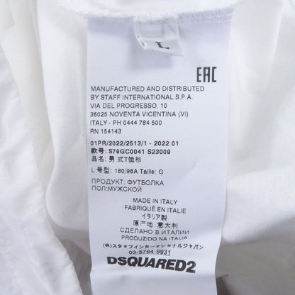 DSQUARED2 ロゴプリント コットン Tシャツ