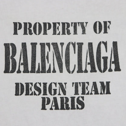 バレンシアガ PROPERTY OF BALENCIAGA DESIGN TEAM Paris Tシャツ