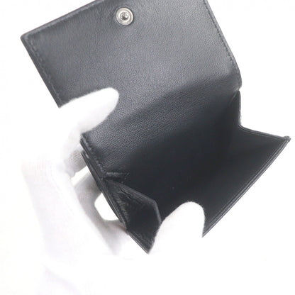 バレンシアガ クラッシュ Bロゴ メタル レザー 財布