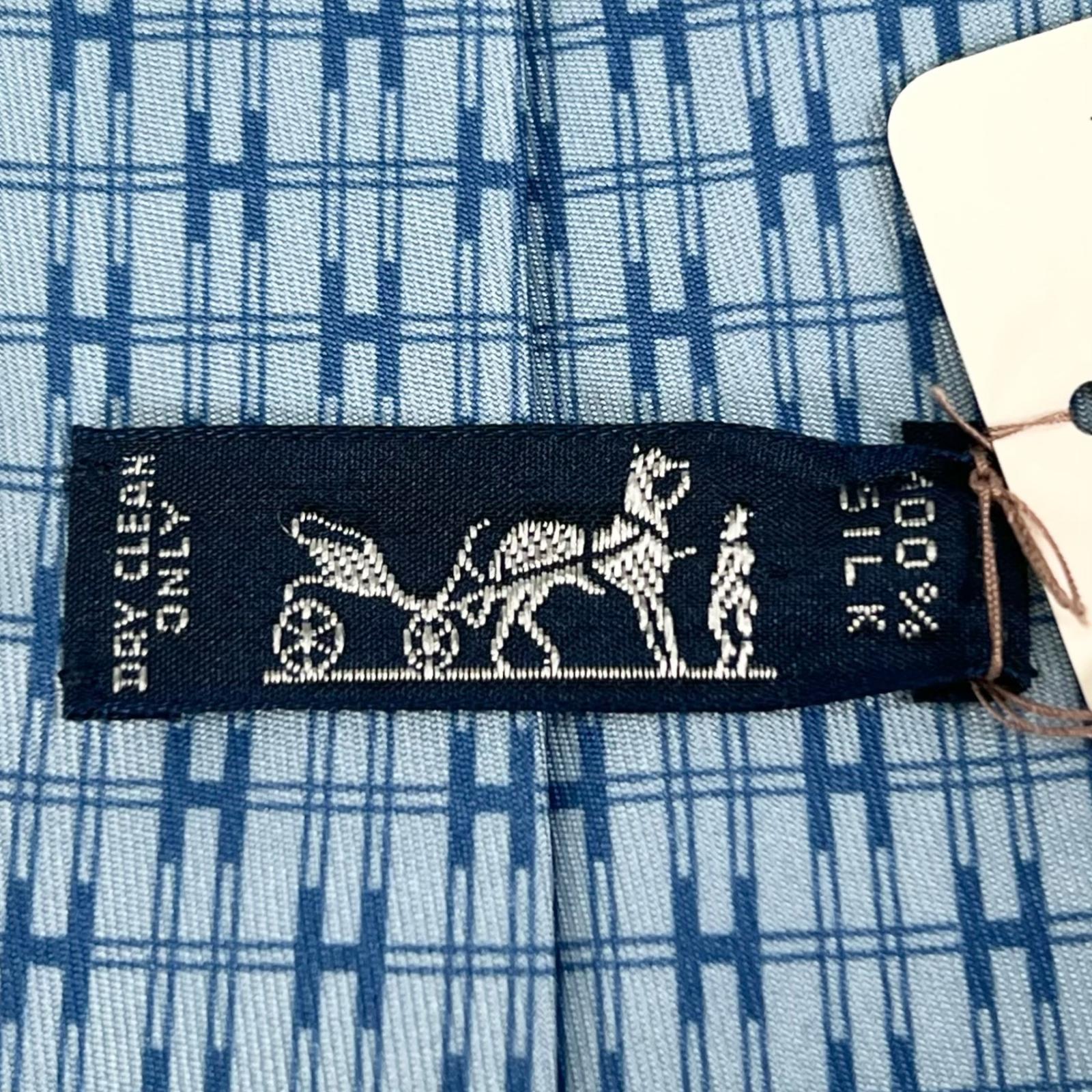 エルメス Hモチーフ シルク ネクタイ